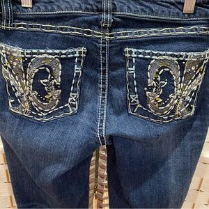 Rock 47 by Wrangler women’s jeans. Size 5/6 x 34